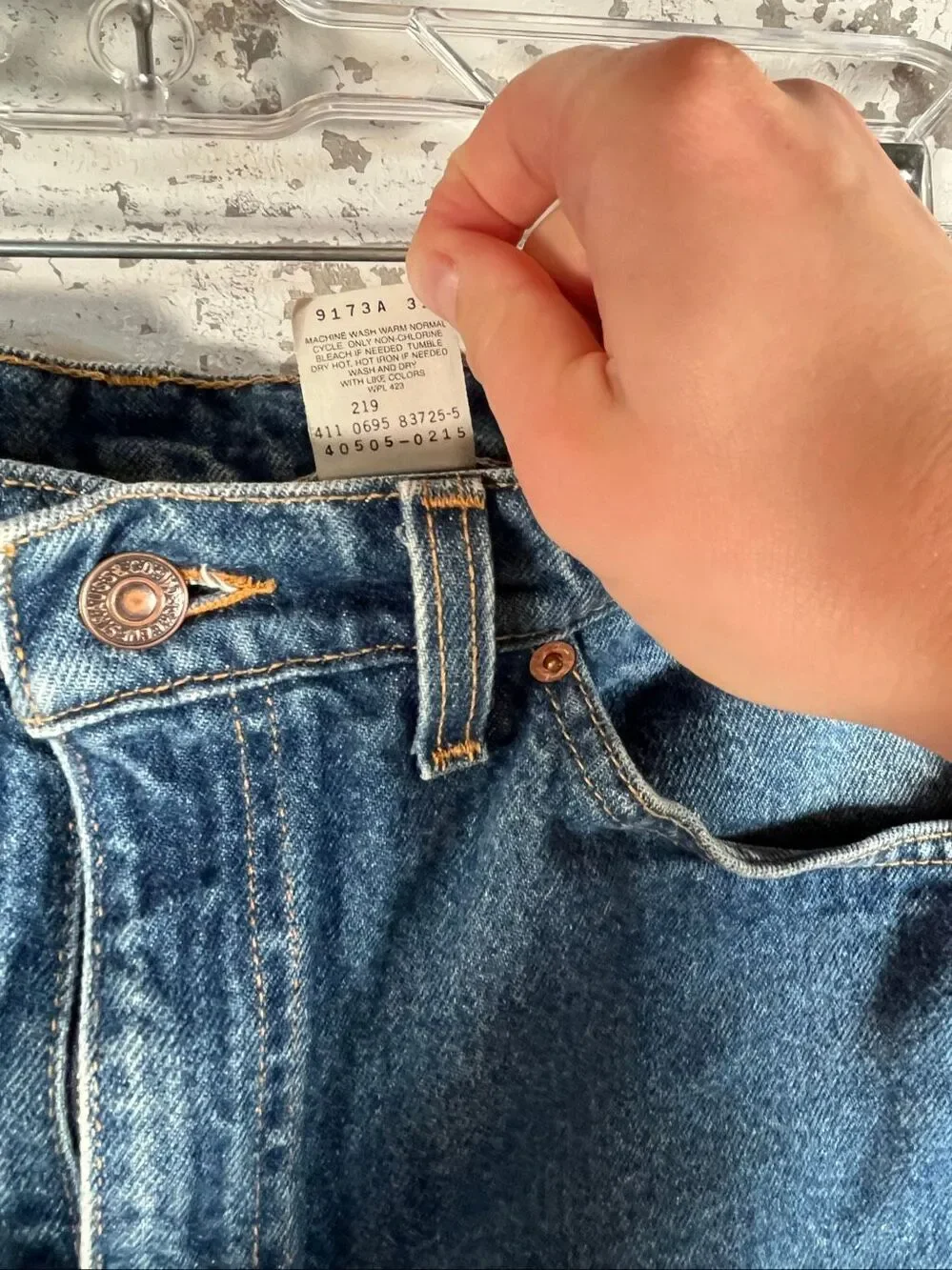 Levi’s | women vintage Orange tag denim cut off shorts